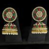 Traditional Kundan Pearl Jhumka Earrings